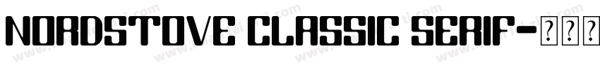 Nordstove Classic Serif字体转换